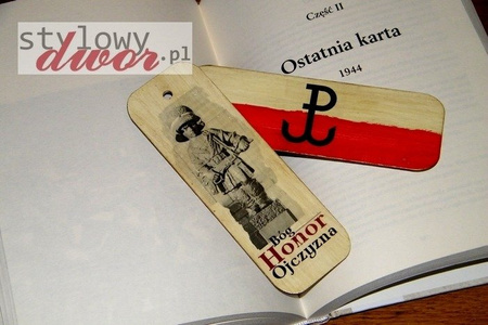 BOOKMARK - WARSAW Uprising - LITTLE Uprising - GOD HONOR FATHER