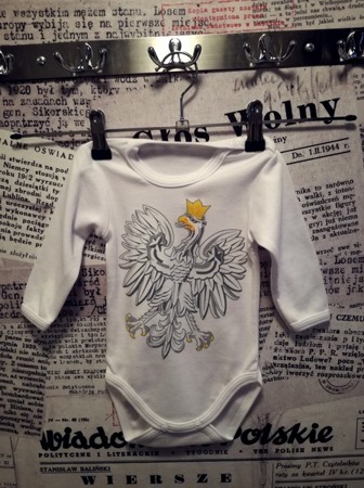 Children's body with an Eagle (white) long sleeve