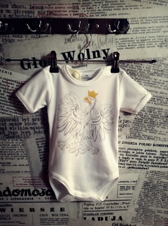 Children's body with an eagle (white)