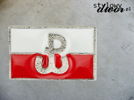 FLAG WITH POLAND FIGHTING ANCHOR