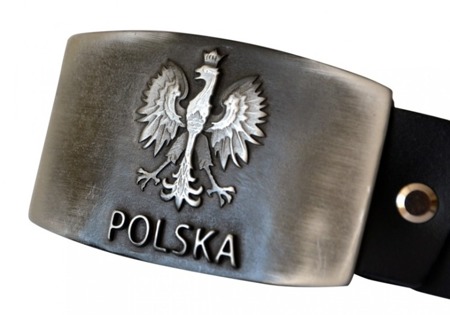 Leather belt Poland Eagle
