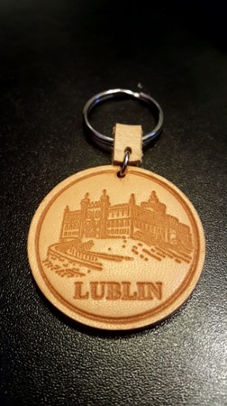 Lublin pressed key ring
