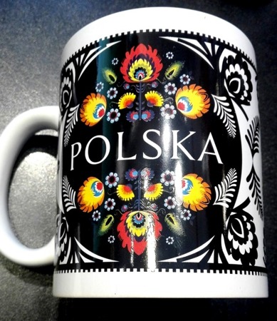 Mug with the inscription Polish folk with