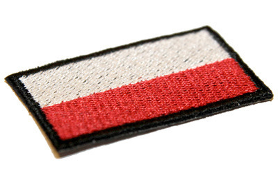 Polish Flag embroidered patch