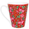 FOLK mug with folk patterns - red highlander
