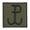 PW Olive velcro patch