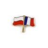 Poland-France flag pin