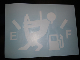 Car stickers National Forces Armor - black