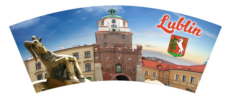 A glass of Lublin 40ml inscription
