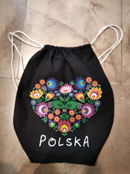 Eco owicz Folklore Bag - flowers in the corner 1 (towards)