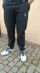 Cotton sweatpants Aquila "Orze" - black