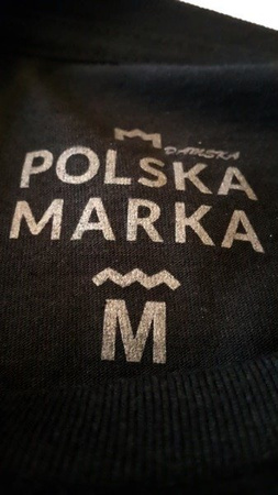 Polish Women's Embroidery Big T-shirt Flag