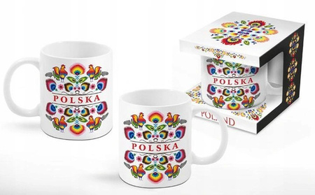 Mug with the inscription Polska / Poland folk