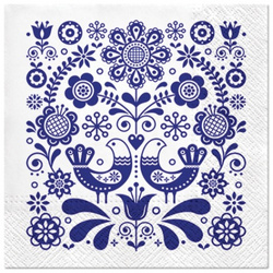 Decorative white napkins