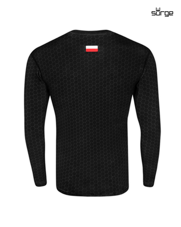 Cyber-skeleton long-sleeved thermoactive shirt