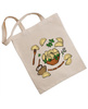 Black eco bag owicz Folklor - flowers near DU