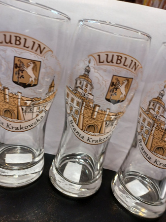 Glass beer mug MUNIAL FOR POLAND 500 ml