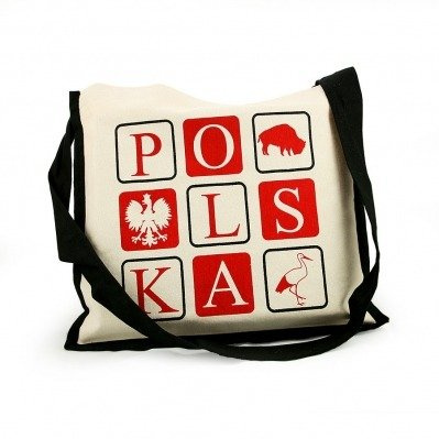 POLAND cubes canvas bag
