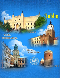 Torba Lublin niebieskie