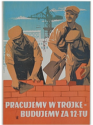 Magnes PM 0084 Pracujemy w trójkę-budujemy za 12-tu