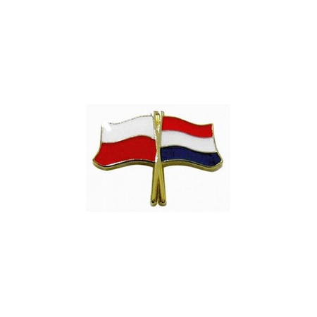 Poland-Netherlands flag pin