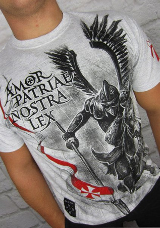 T-shirt WRP Husaria Amor Patriae Nostra Lex gray