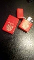 Gas lighter Poland red