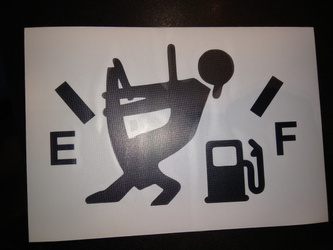 Car stickers National Forces Armor - black