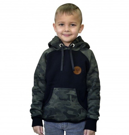 Bluza dziecięca z kapturem Aquila "Orzeł" Camo