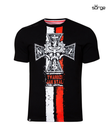 Patriotic t-shirt NSZ Cross Black flag