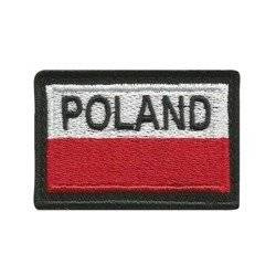 Naszywka z rzepem Flaga POLAND