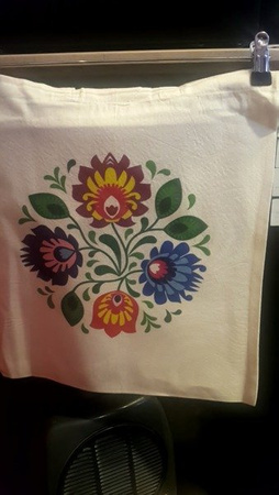 Eco bag owicz Folklor - flowers near to