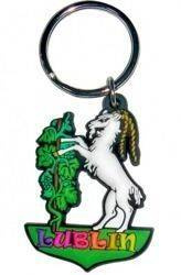 Lublin goat rubber key ring