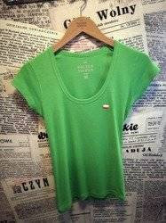 Polish Women's Embroidery Green T-shirt