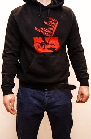 Black sweatshirt I will fight