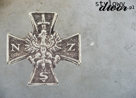 NSZ CROSS - MINIATURE OF MEMORIAL BADGE OF NATIONAL ARMED FORCES