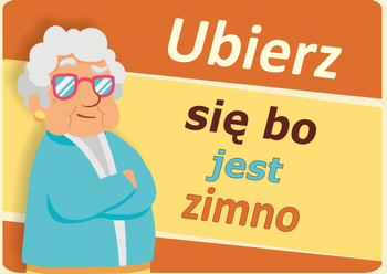 Magnes PM 0118 Ubierz się bo jest zimno