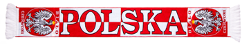 Szalik POLSKA Zawsze Wierni Biało Czerwonym