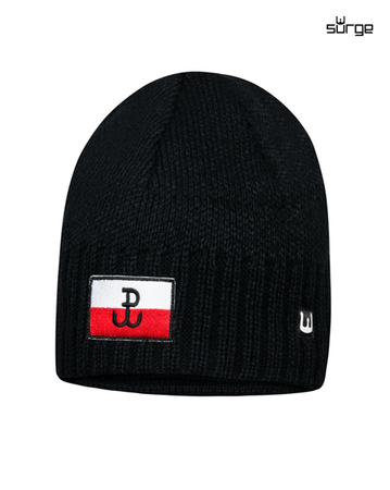 Men's Polish Fighting Flag Cap (BLACK)