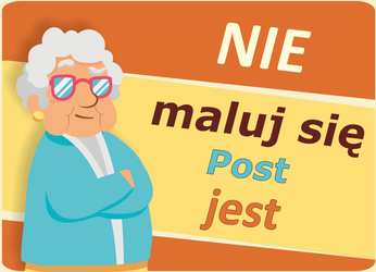 Magnes PM 0117 Nie maluj się post jest