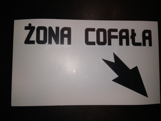 Car stickers National Forces Armor - black