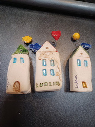 Magnes ceramiczny- kamieniczka ( różne) 3D