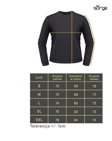 Patriotic sweatshirt of the 1st Armored Division (BLACK)