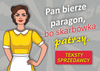 Magnes PM 0190 Pan bierze paragon, bo skarbówka patrzy.