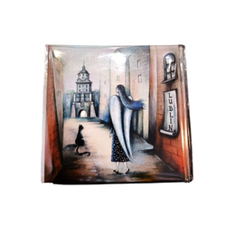 Magnes kwadrat Lublin brama Krakowska