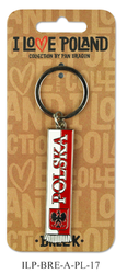 Brelok PanDragon Polska metalowy szalik