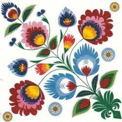 Decorative white napkins