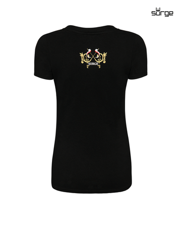 Women's Brave T-Shirt patriotic (Black)