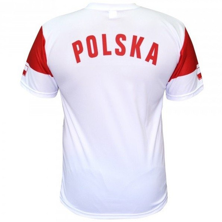 Patriotic T-shirt "Poland" - white