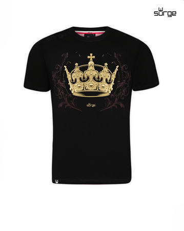 Patriotic CROWN patriotic T-shirt Black